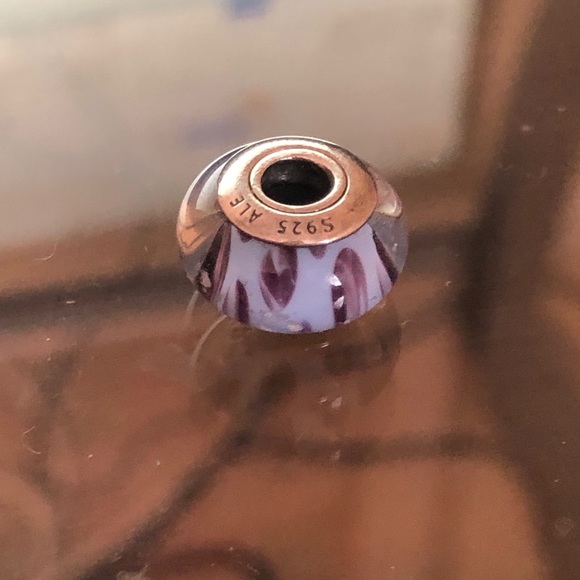 Authentic Pandora blue python murano charm - Picture 2 of 6